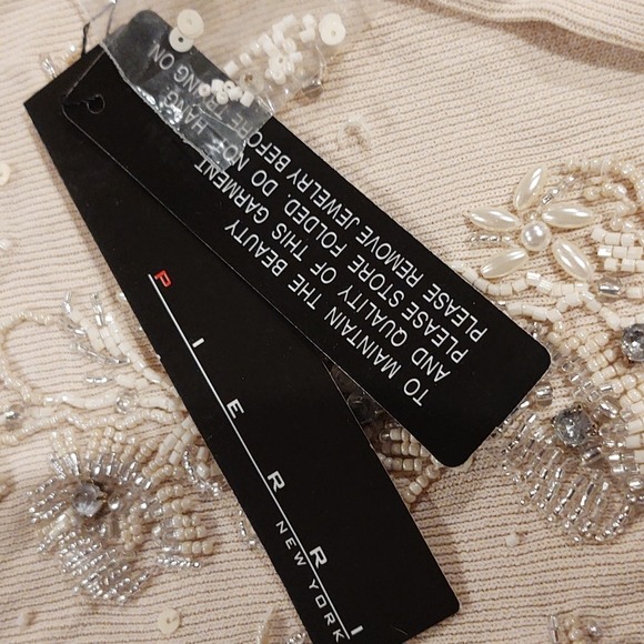 NWT Pierre New York knit top size L - Picture 3 of 5